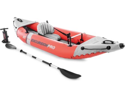 Intex Excursion Pro K1 Inflatable Kayak with Adjustable Seat-best sit on top kayaks